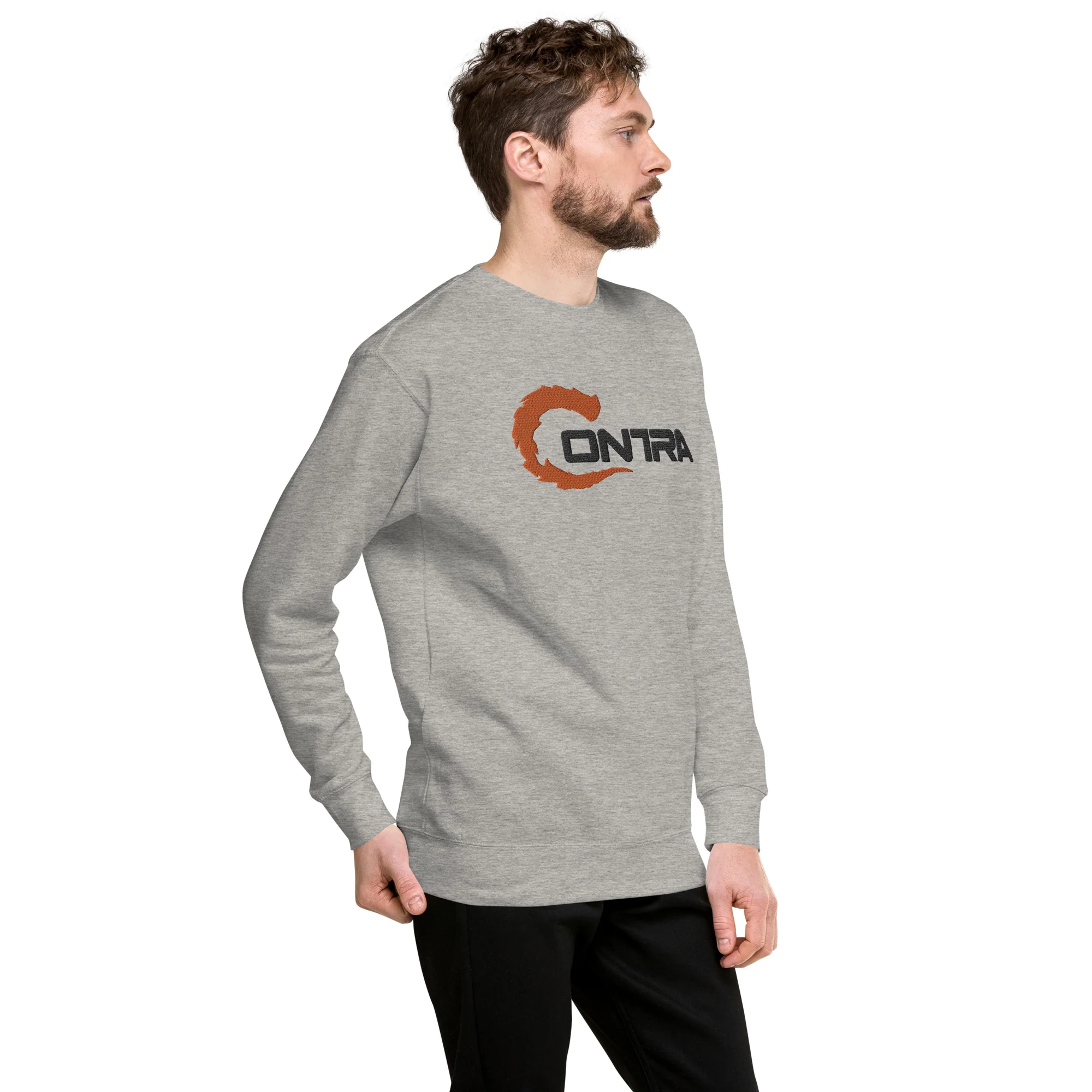 T-shirt sport brodé Contra avec illustration de jeu Konami rétro