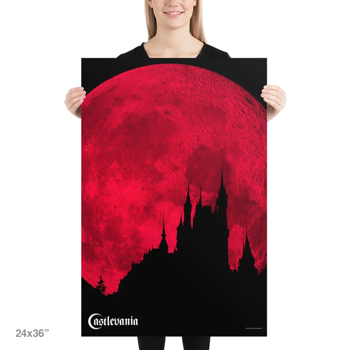 Blood Moon-plakat Castlevania-trykk