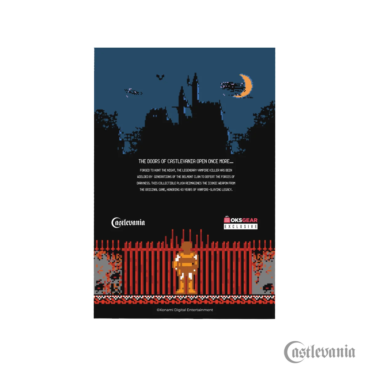 Castlevania 40th Anniversary Vampire Killer Whip Plushie