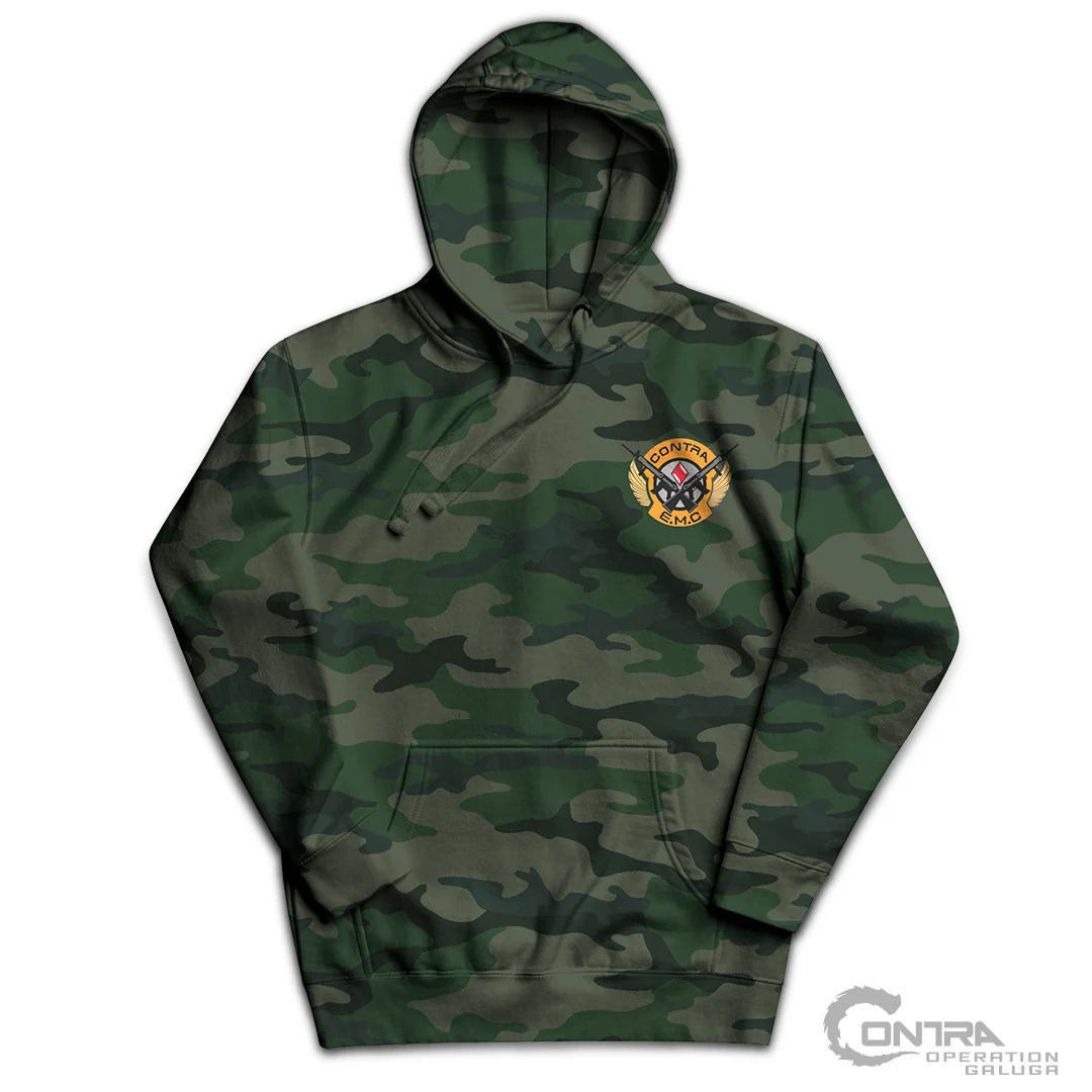 Contra E.M.C Camo Hoodie with Fleece Lined Hood