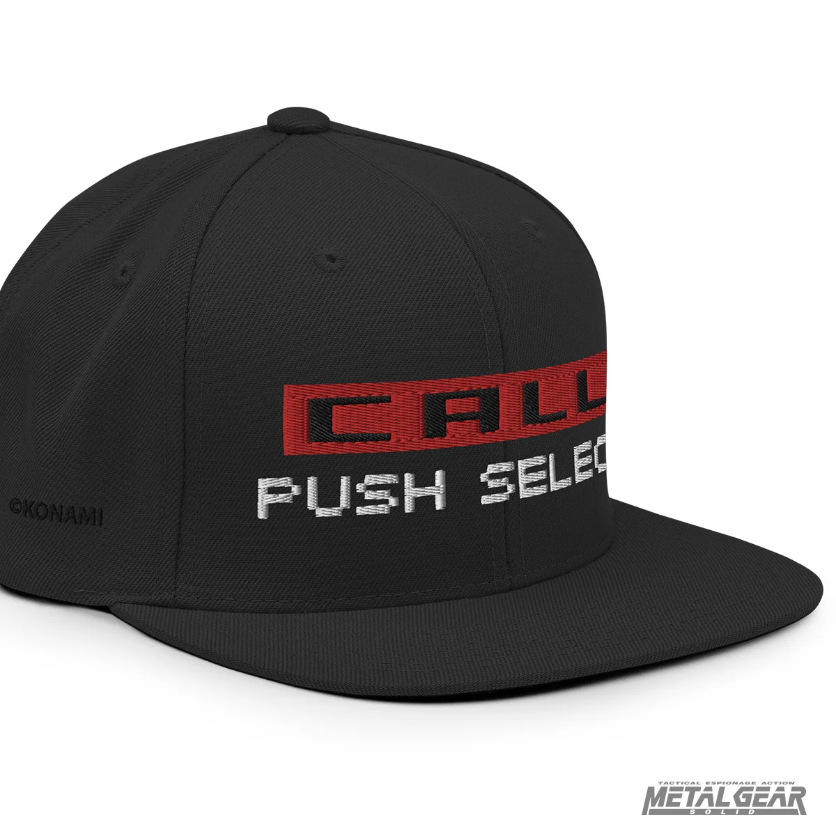 Call Incoming Embroidered Hat with Adjustable Snap Closure
