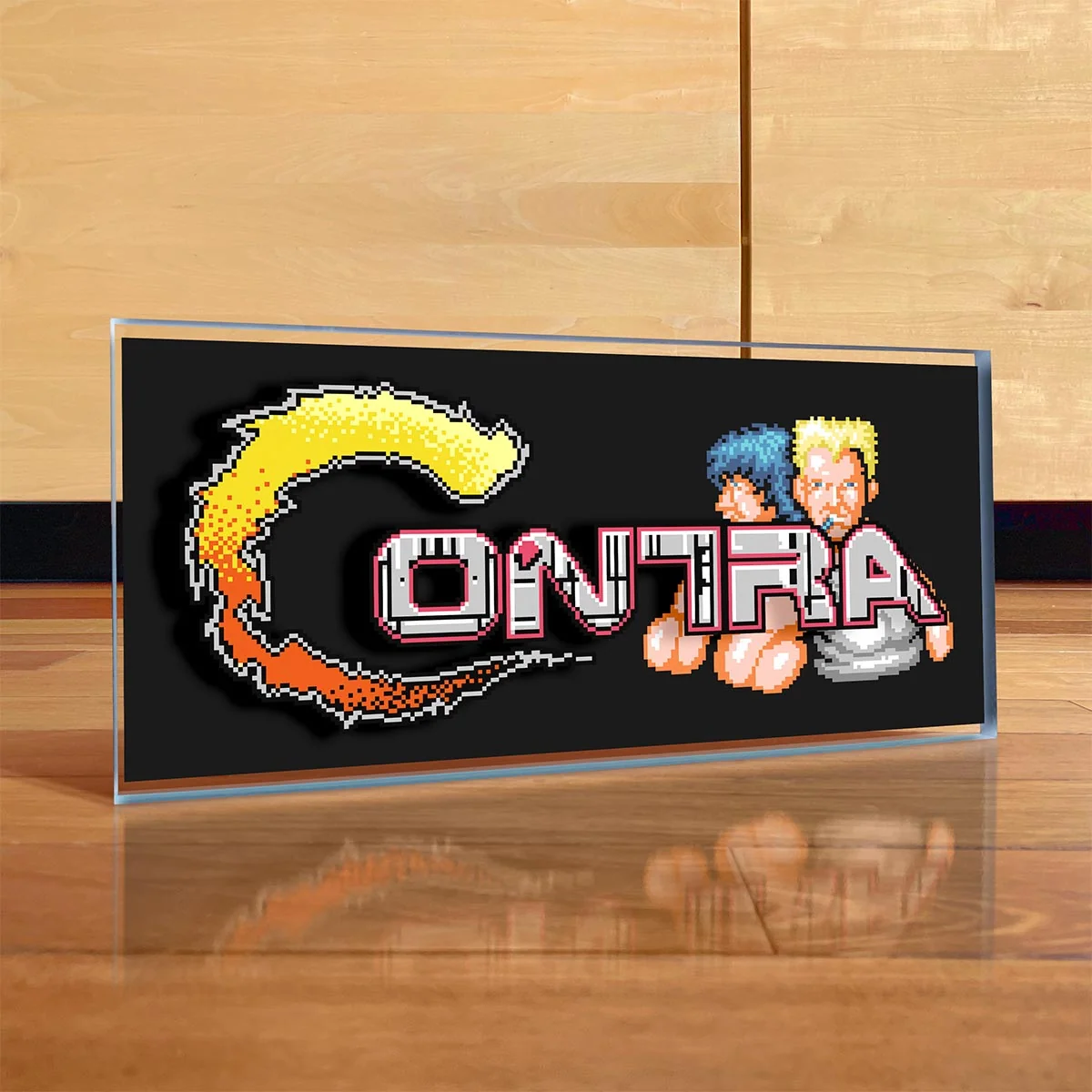 Contra Crew Desktop Kunst met Rizer en Bean in Double-Wide 3D