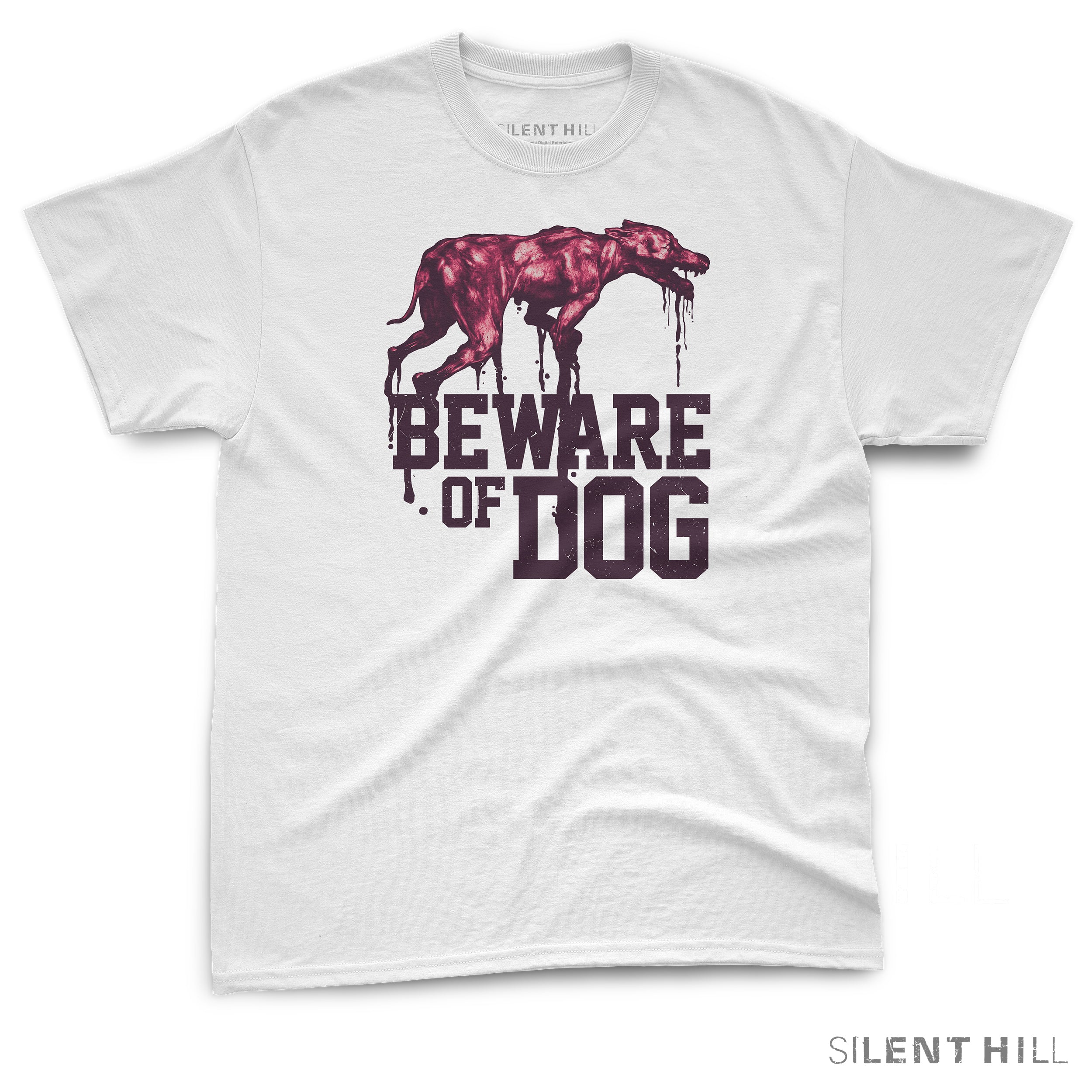 Beware of Dog T-Shirt Unisex Silent Hill Cotton Tee