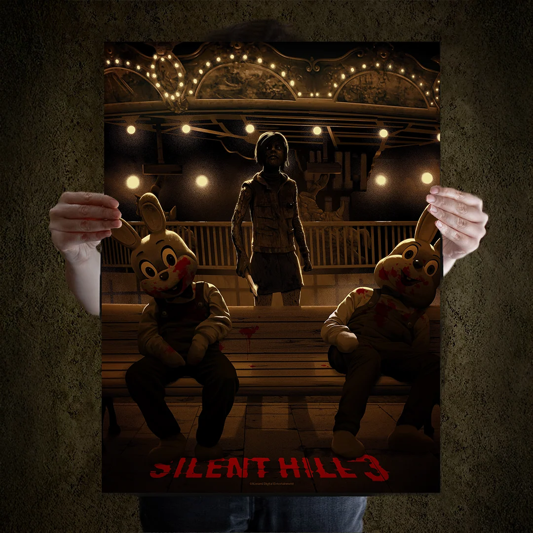 SILENT HILL 3 – limitowany plakat artystyczny, wariant sepia, autorstwa Chrisa Koehlera