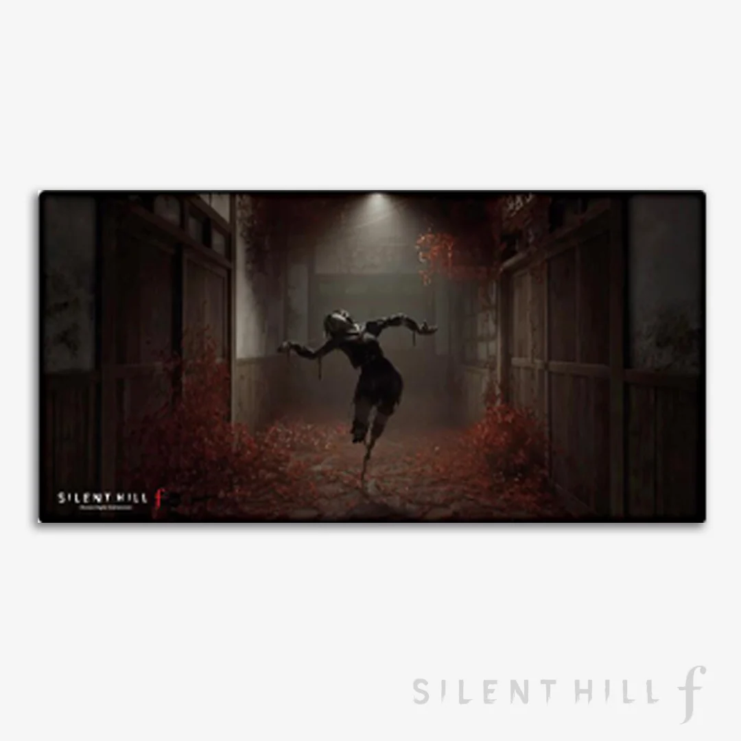 SILENT HILL f spelmusmatta och skrivbordsmatta med halksäker bas