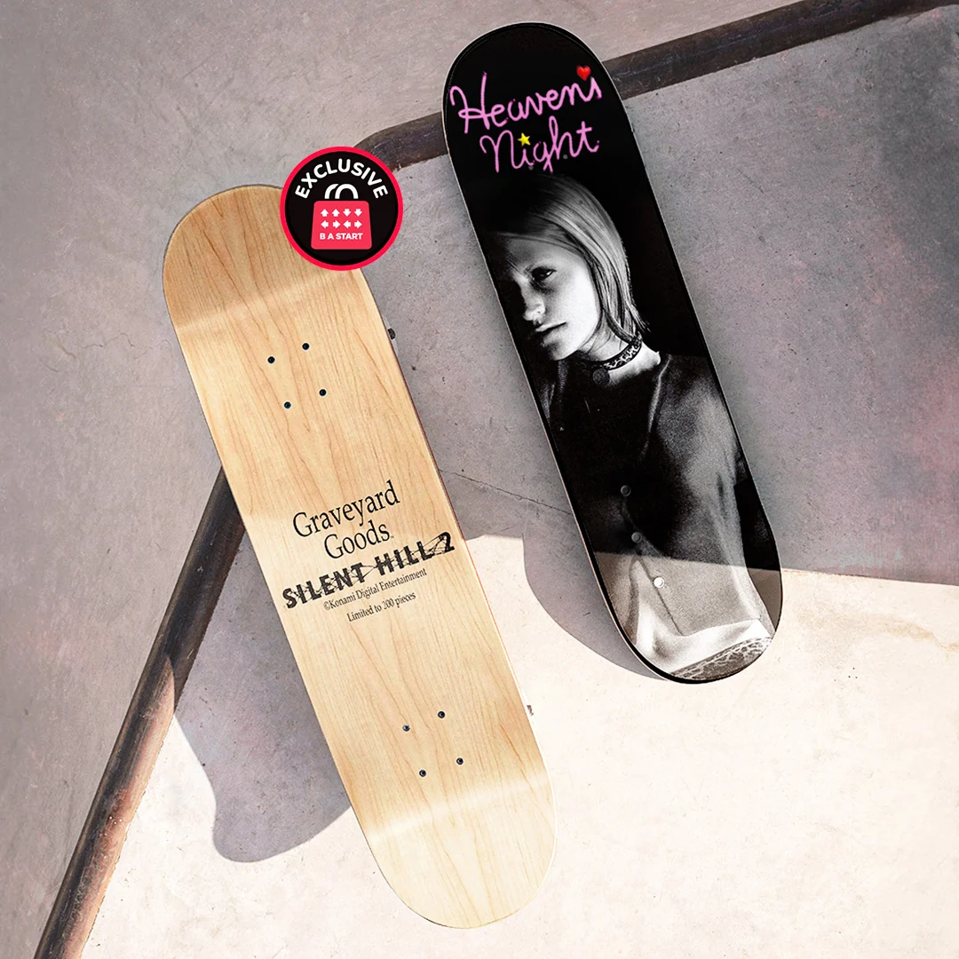 Silent Hill 2 Maria Skate Deck OKS Exclusive Color Way, 8 Inch Maple