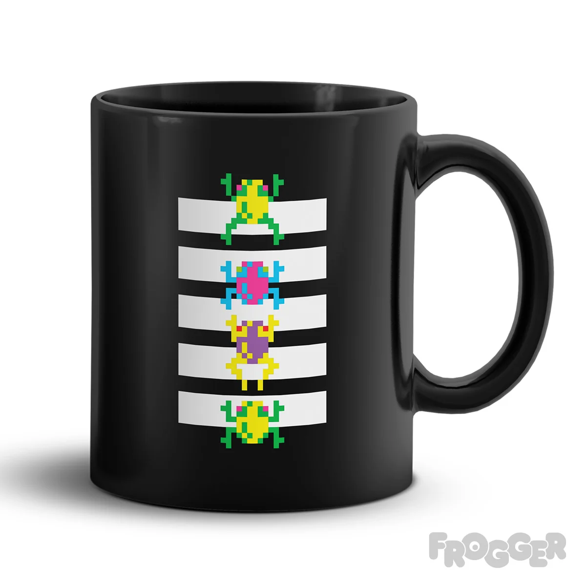 Frogger Abbey Toad Ceramic Mug for Retro Arcade Fans
