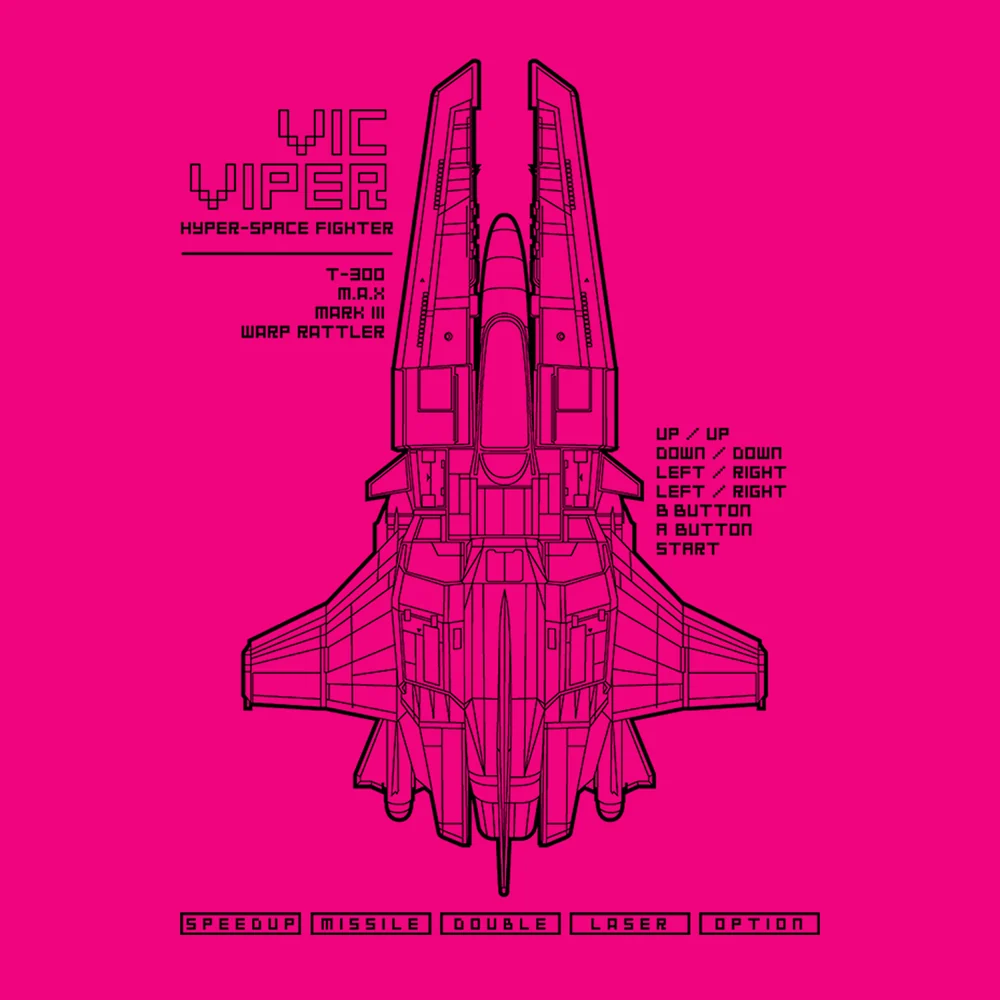 Vic Viper Neon Pink T-Shirt