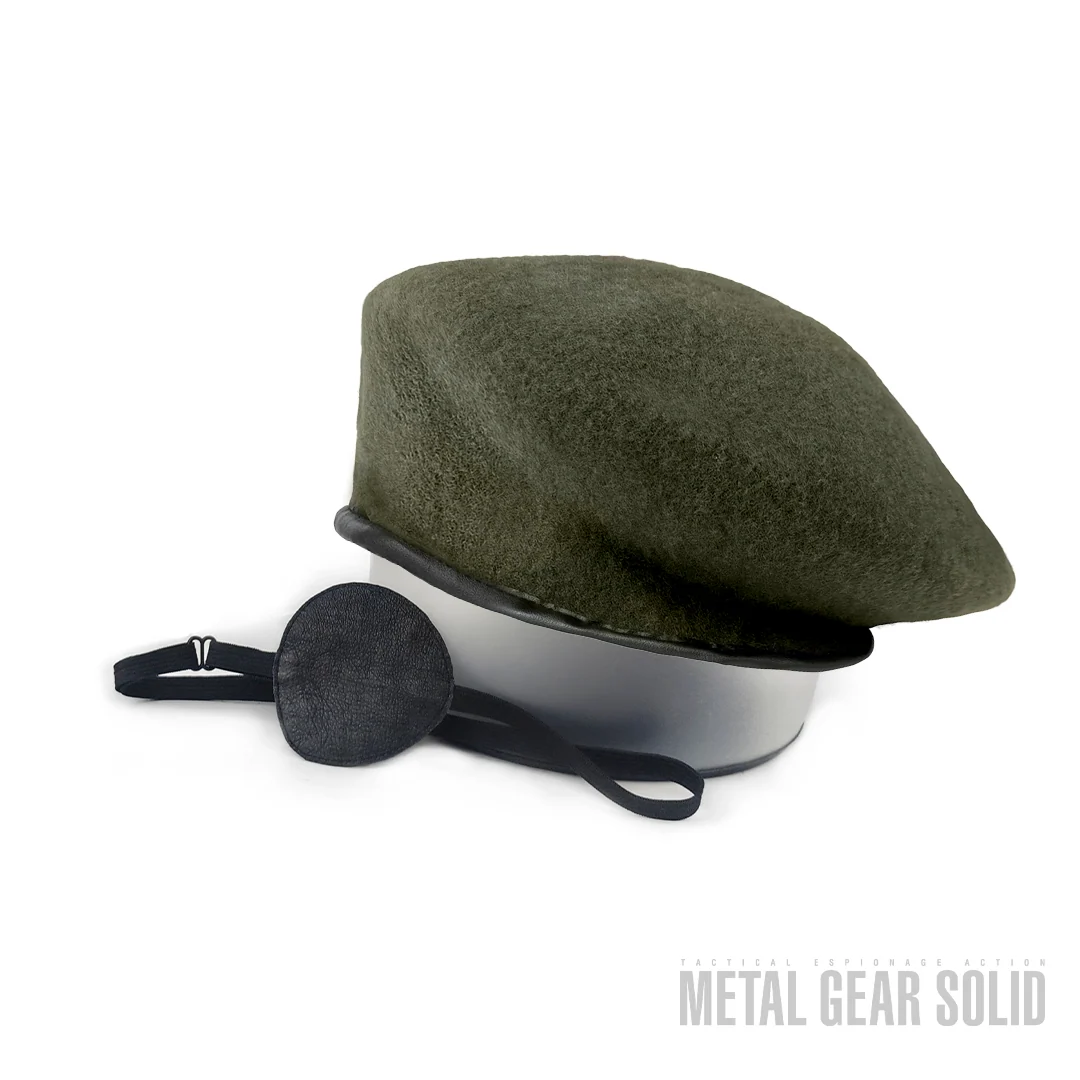 METAL GEAR SOLID: MASTER COLLECTION VOL.2 Big Boss Beret and Eye Patch Set