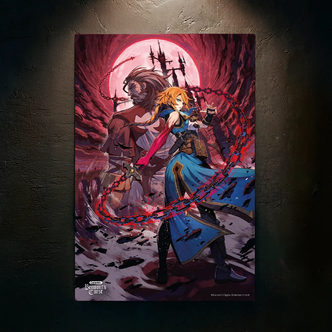 Castlevania Belmont's Curse -julistetaide, 18x24 tuumaa