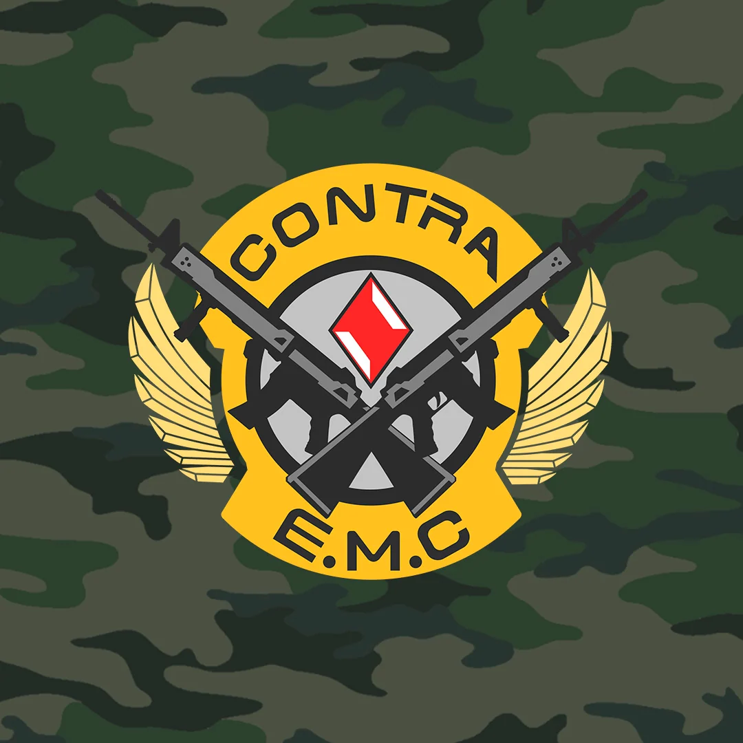 Contra E.M.C camo hoodie met fleece gevoerde capuchon