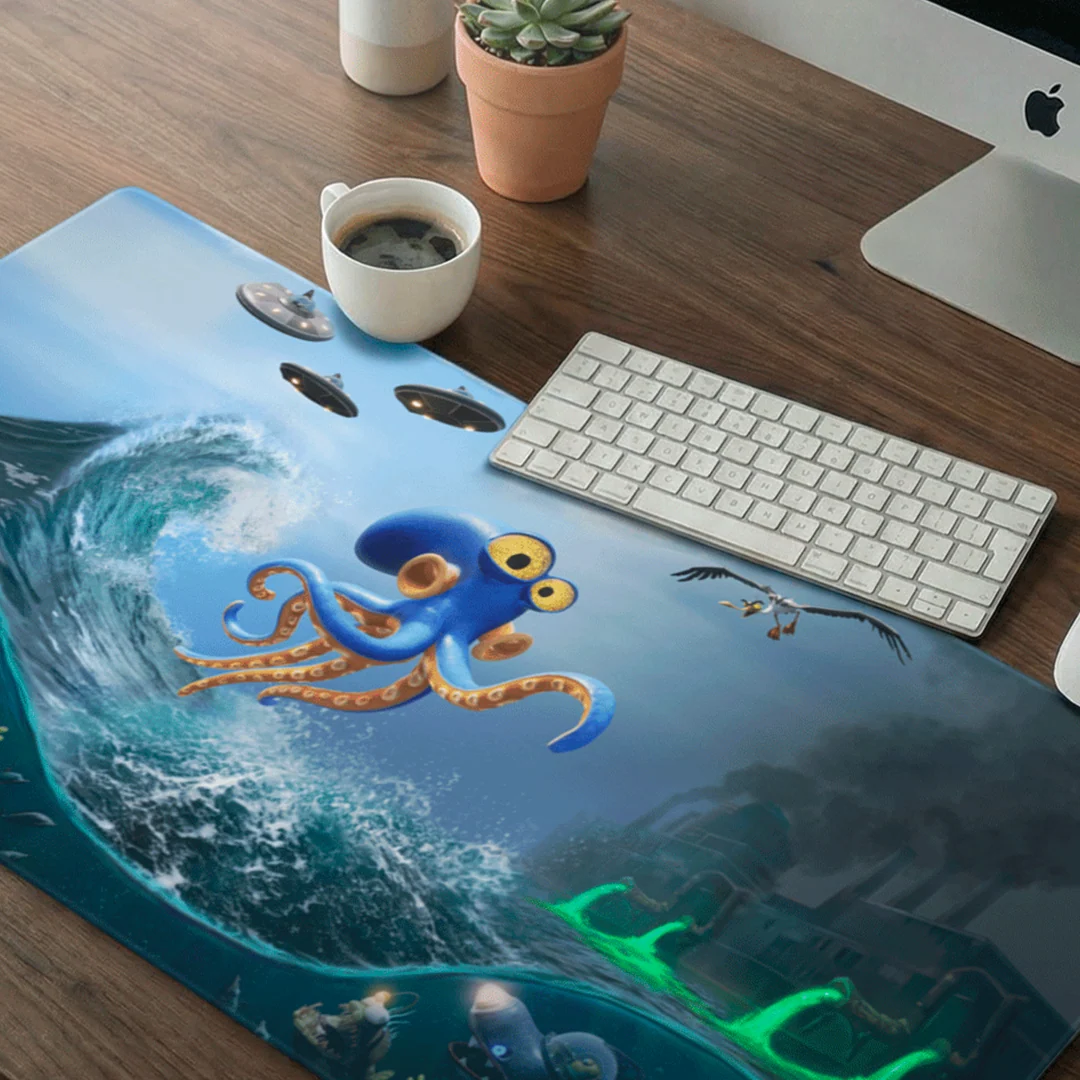Mouse Pad Gamer Darwin's Paradox 36 x 18 Inch, Tapete de Mesa
