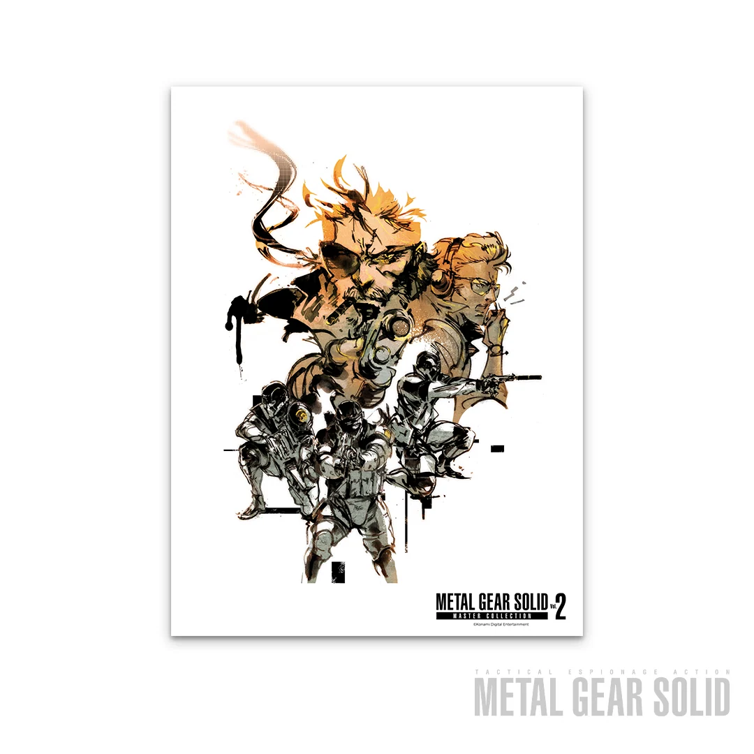 Metal Gear Solid: Peace Walker Key Art Poster II, 18x24-väggtryck