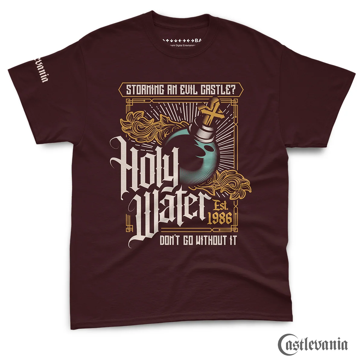 Holy Water T-Shirt, Unisex Cotton Tee for Men and Women