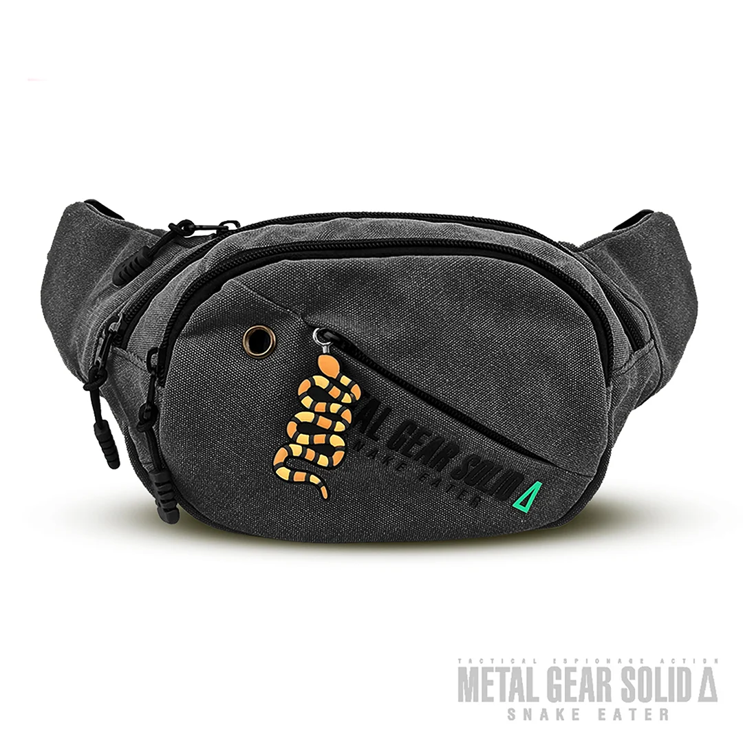 METAL GEAR SOLID Δ 黑色腰包 戰術日常攜帶