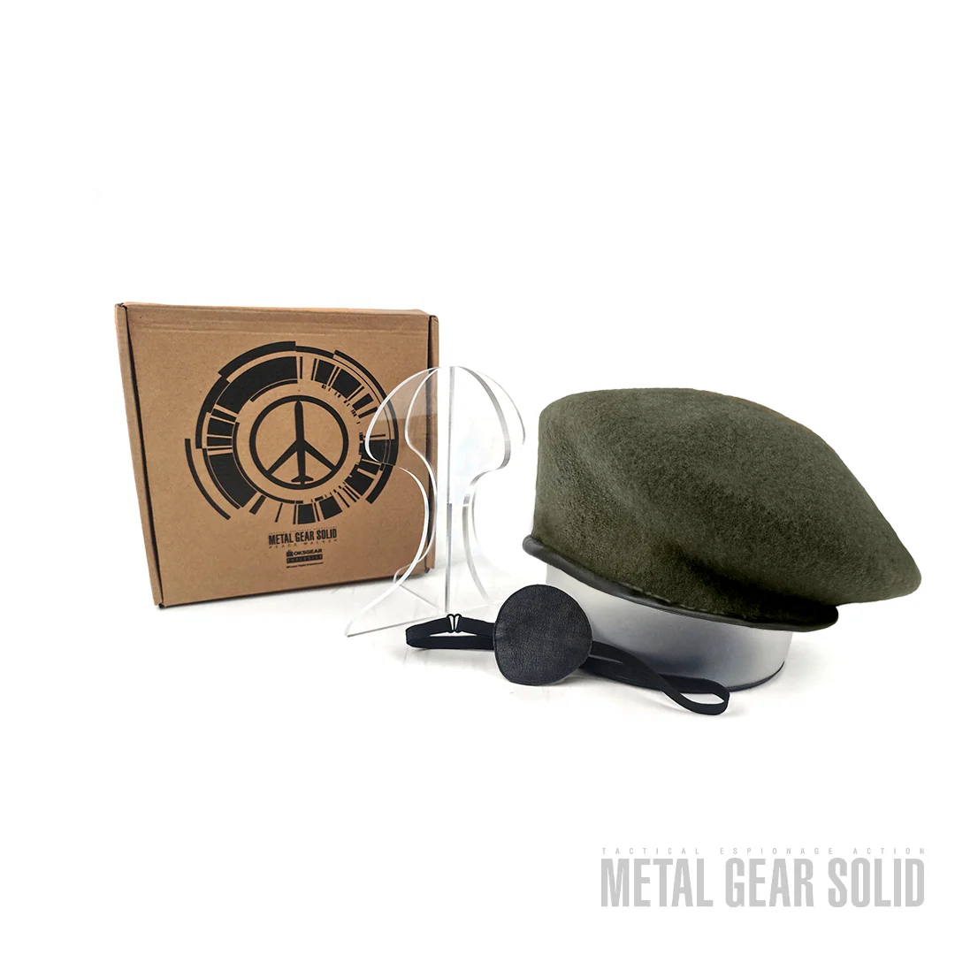METAL GEAR SOLID: MASTER COLLECTION VOL.2 Big Boss Beret and Eye Patch Set