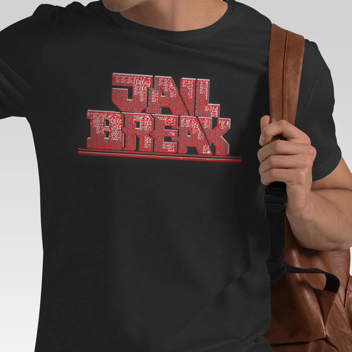 Jail Break T-Shirt aus weicher gekämmter Ring-Spun-Baumwolle
