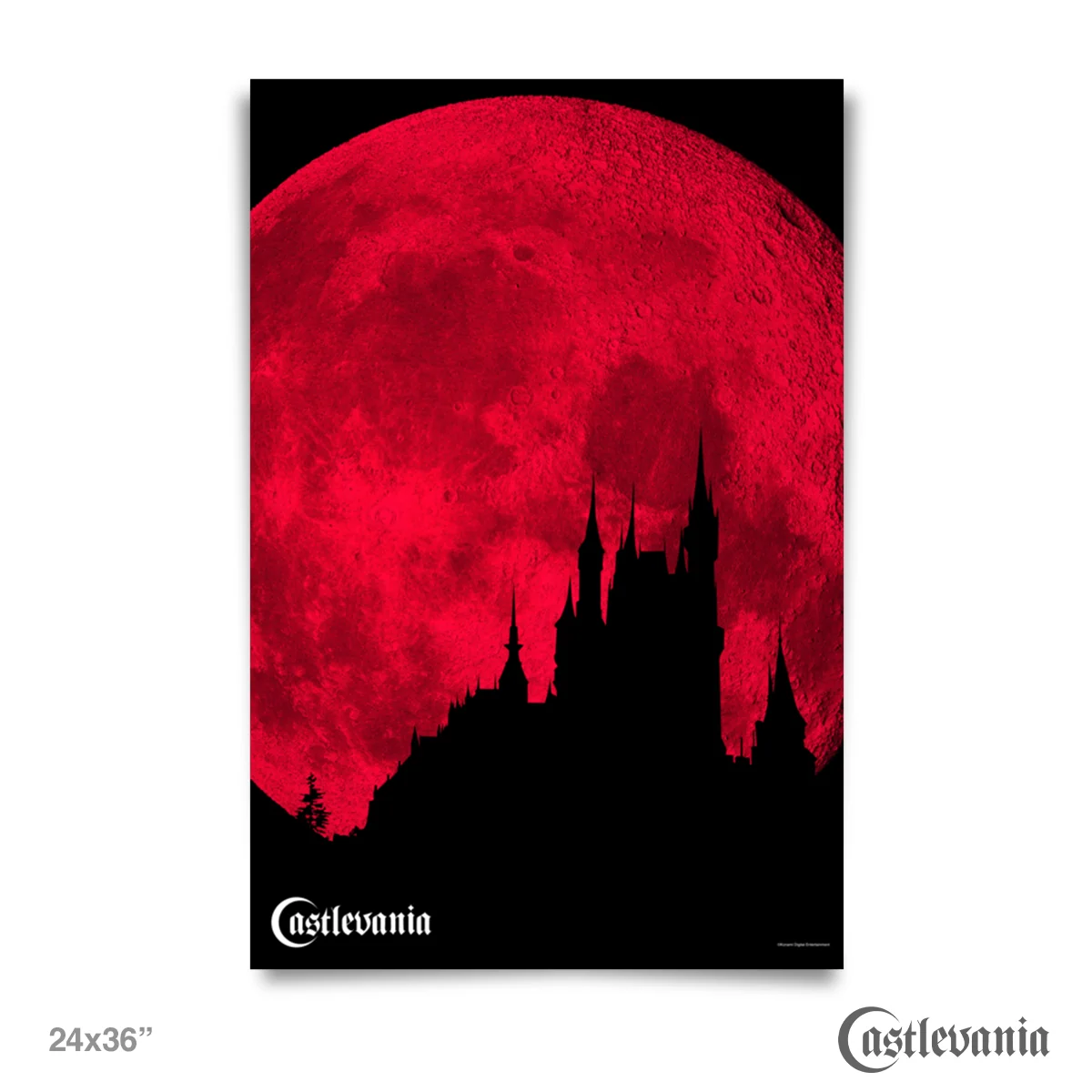 Blood Moon-plakat Castlevania-trykk