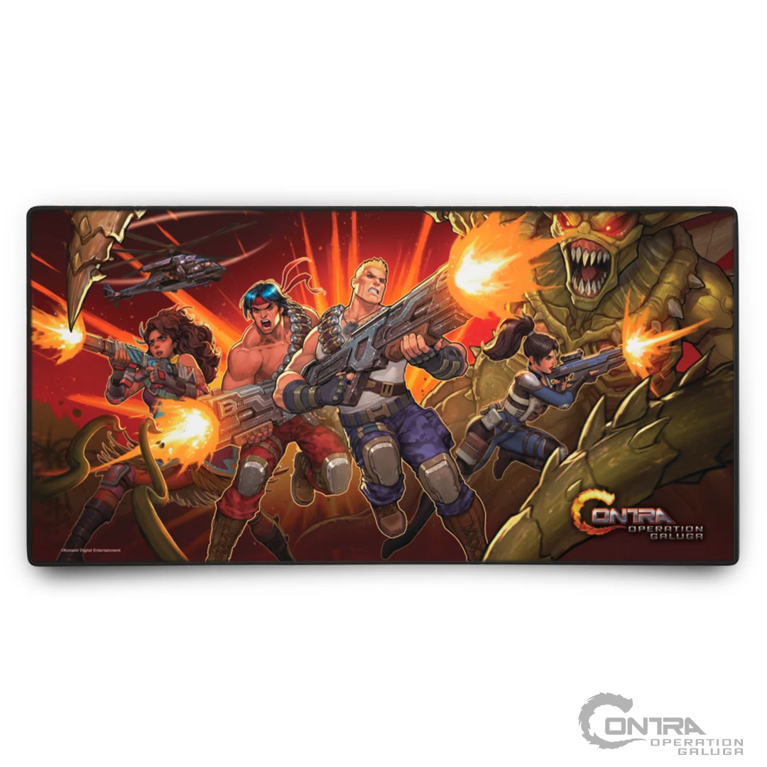Contra: Operation Galuga spelmusmatta bordmatta