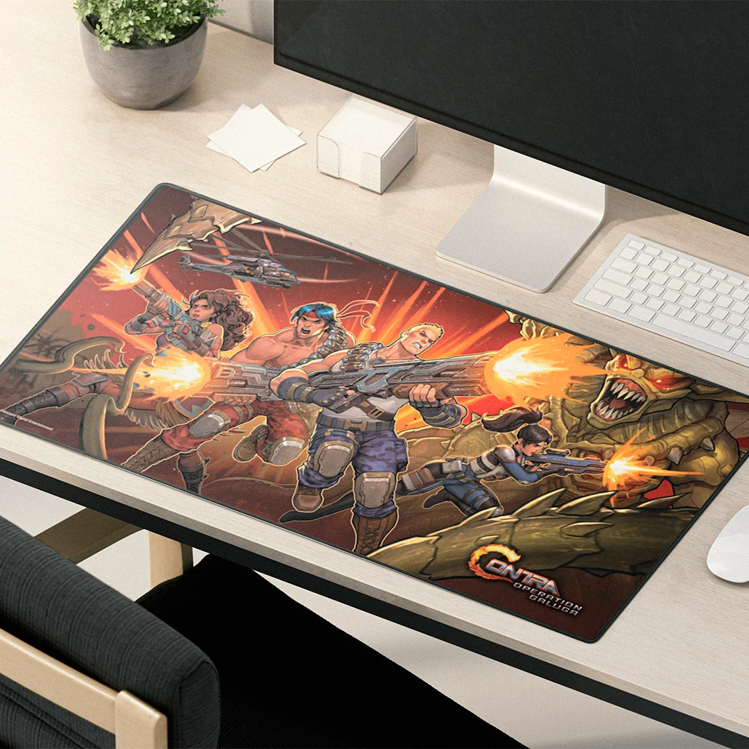Contra: Operation Galuga spelmusmatta bordmatta