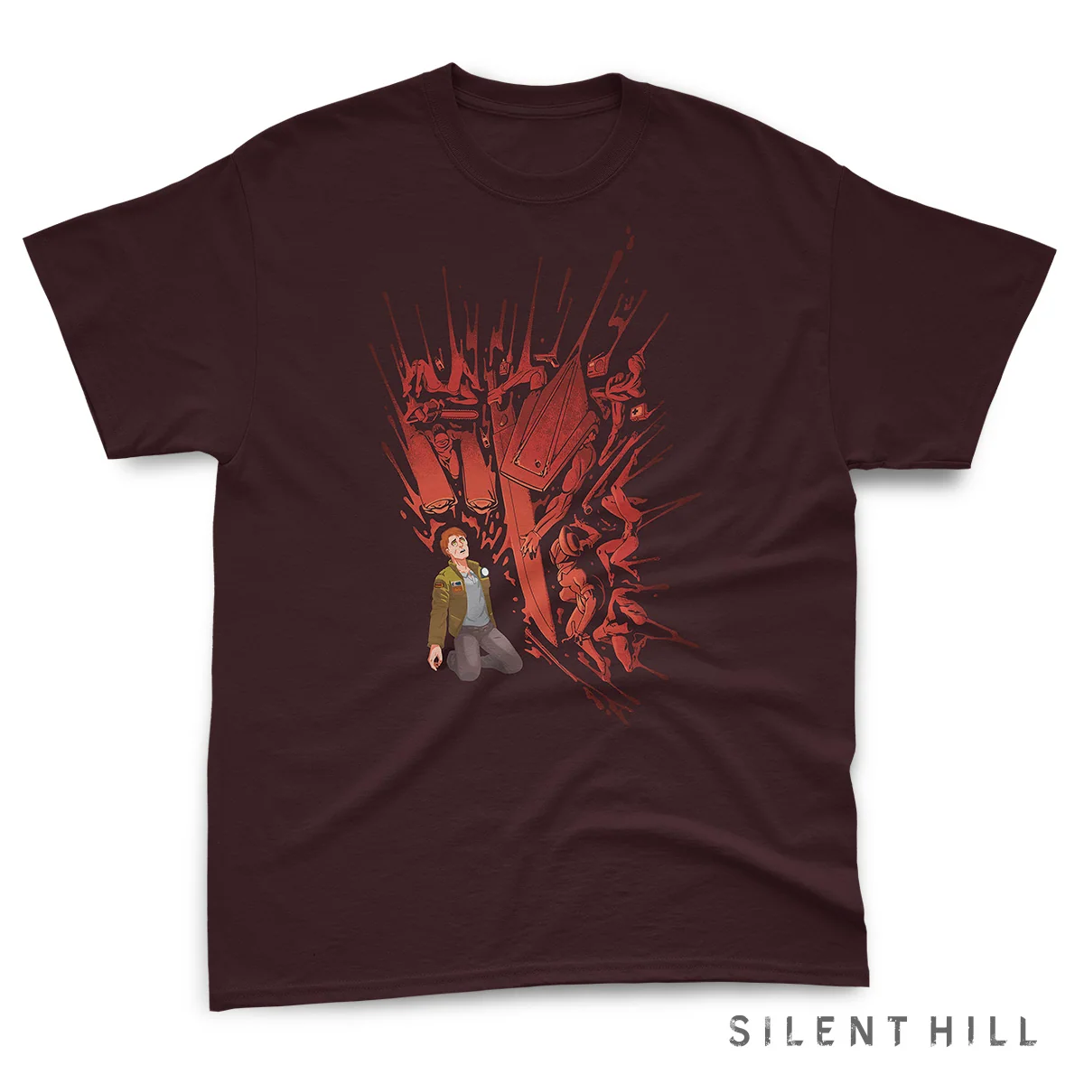 James' Punishment T-Shirt with Inner Monsters Horror Art Print