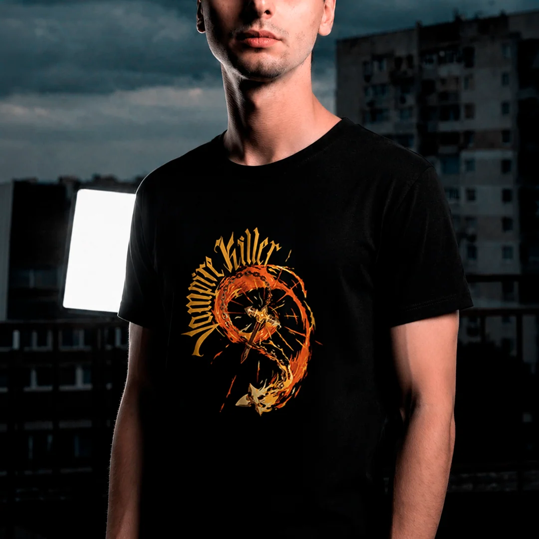 Czarny T-shirt Castlevania Belmont's Curse Vampire Killer