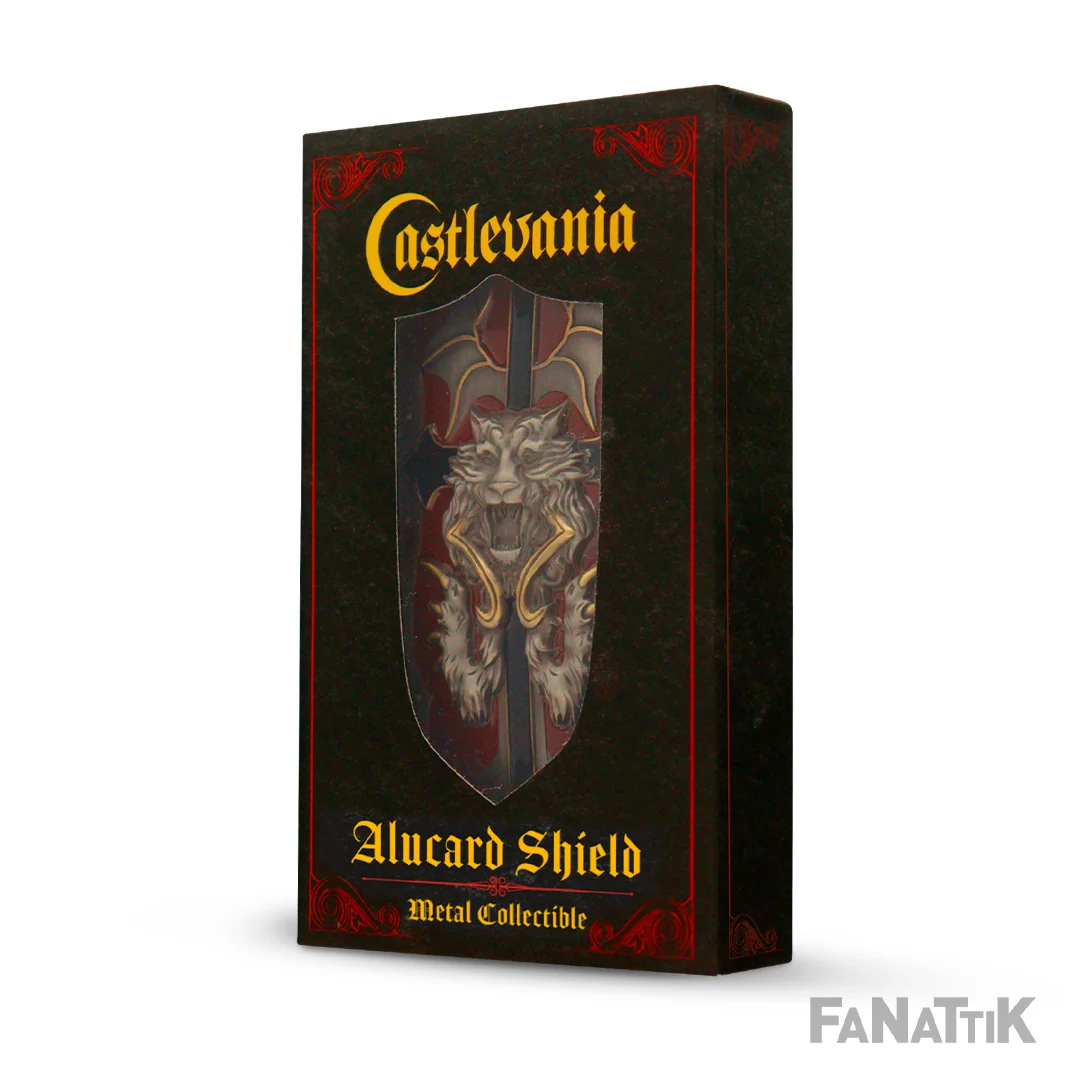 Castlevania Alucard Shield Limited Edition Metal Ingot with Display Stand