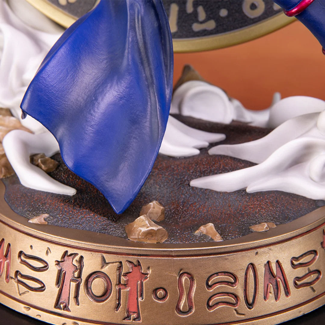 Yu-Gi-Oh! Dunkler Magier PVC-Figur blaue Variante Standard Edition von First 4 Figures