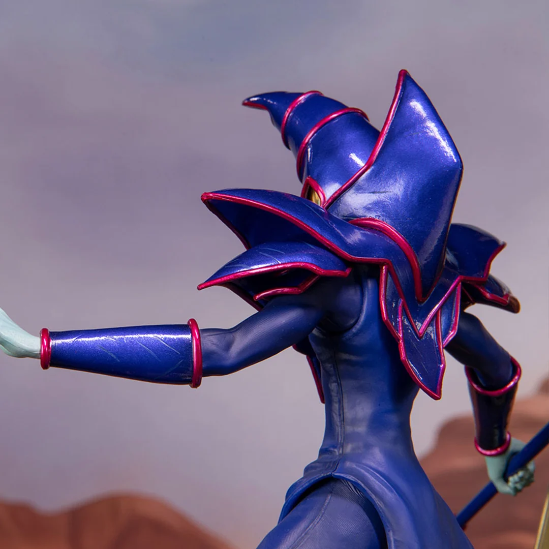 Yu-Gi-Oh! Dunkler Magier PVC-Figur blaue Variante Standard Edition von First 4 Figures