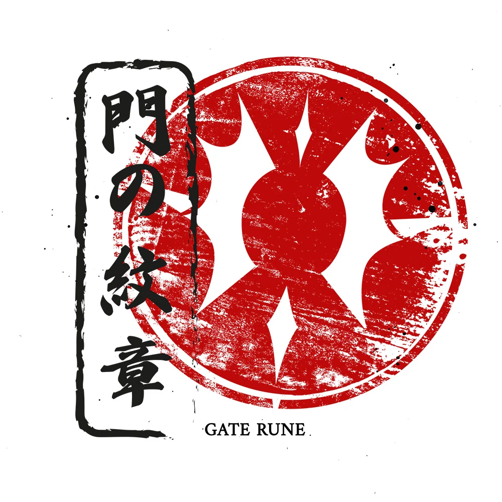 T-shirt Gate Rune, graphique de la saga Suikoden pour fans de runes