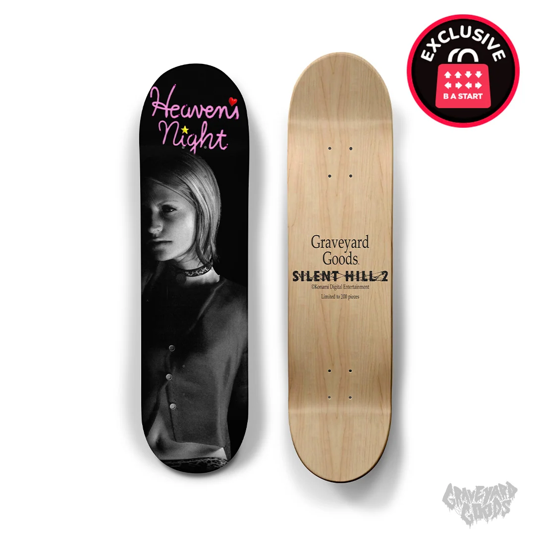 Silent Hill 2 Maria Skate Deck OKS Exclusive Color Way, 8 Inch Maple