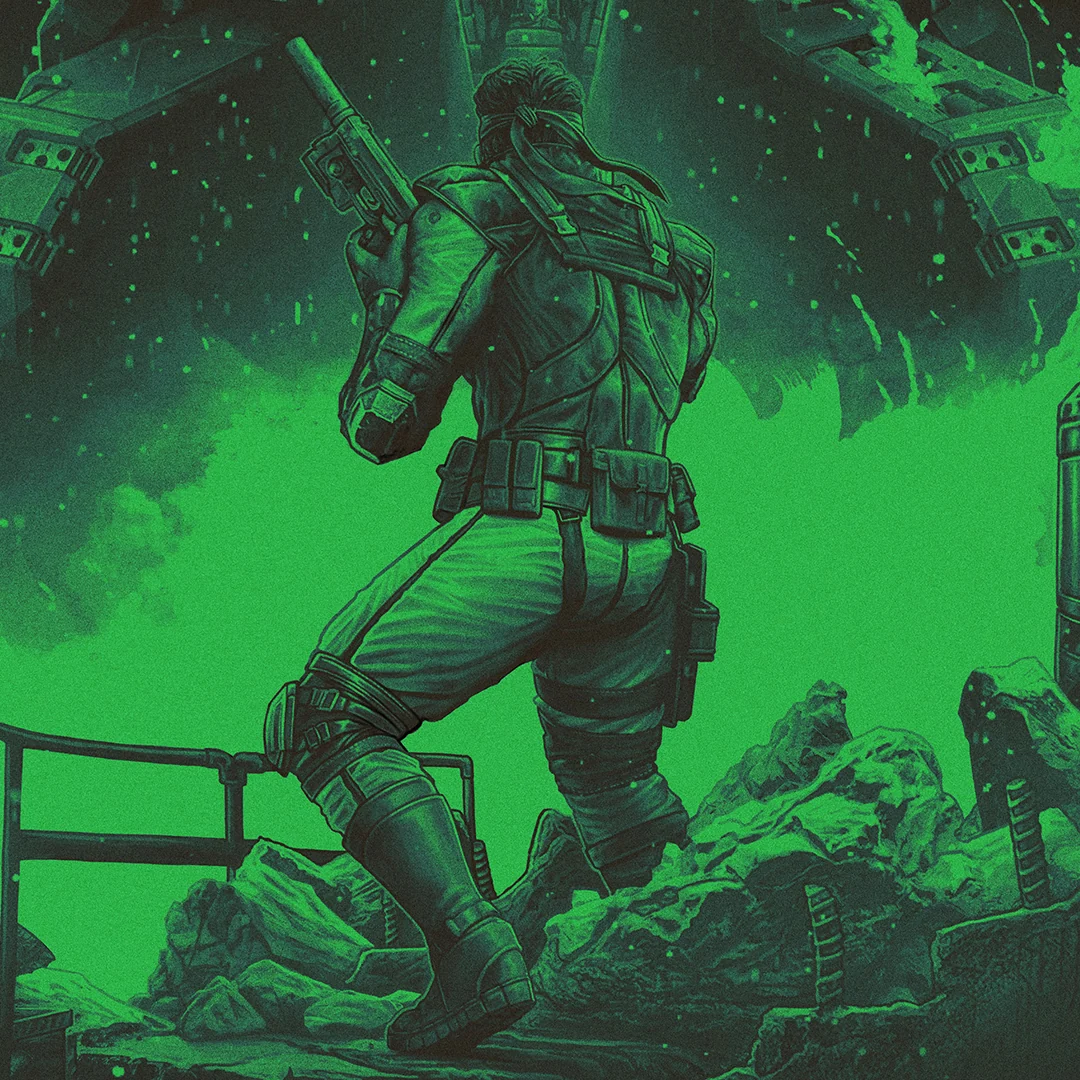 METAL GEAR SOLID Poster Farbvariante [EXCLUSIVE OKS GEAR EDITION]