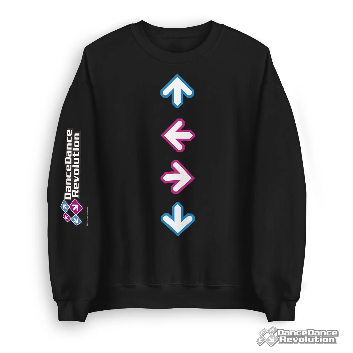 DDR Sweatshirt Warm Cotton Blend Pullover with Rib Knit Collar