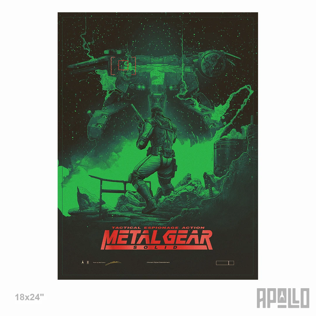METAL GEAR SOLID Poster Farbvariante [EXCLUSIVE OKS GEAR EDITION]