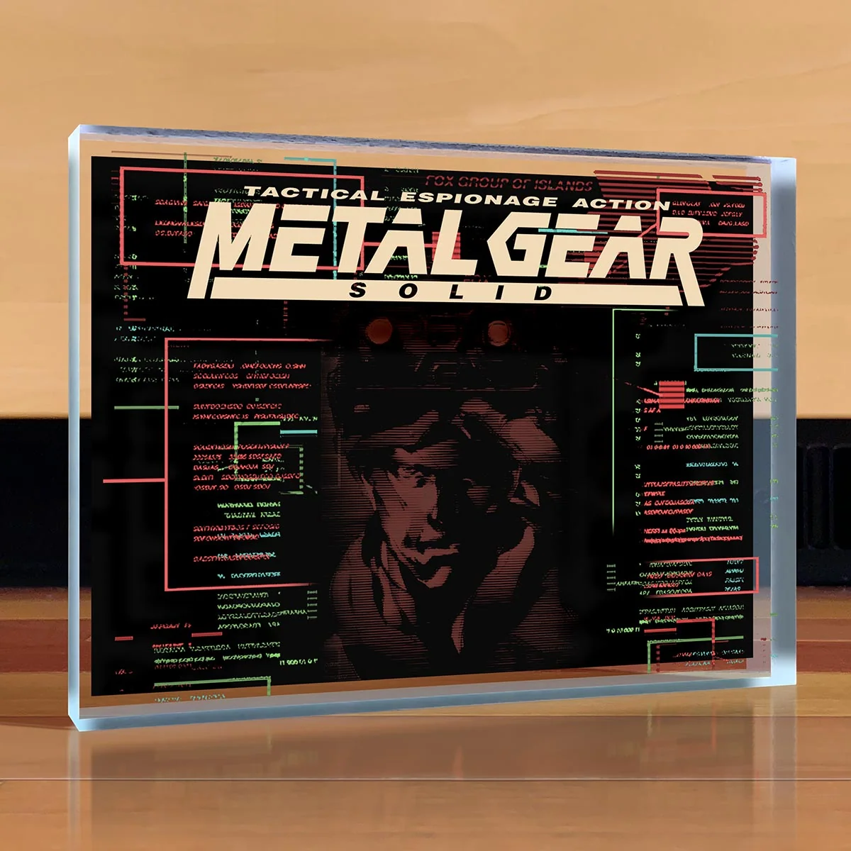 Metal Gear Solid 桌面藝術品（適合書桌或層架）