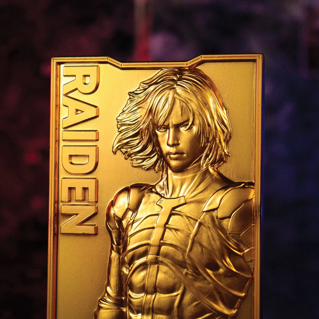 Metal Gear Solid 2 Raiden 24k 鍍金限量金條