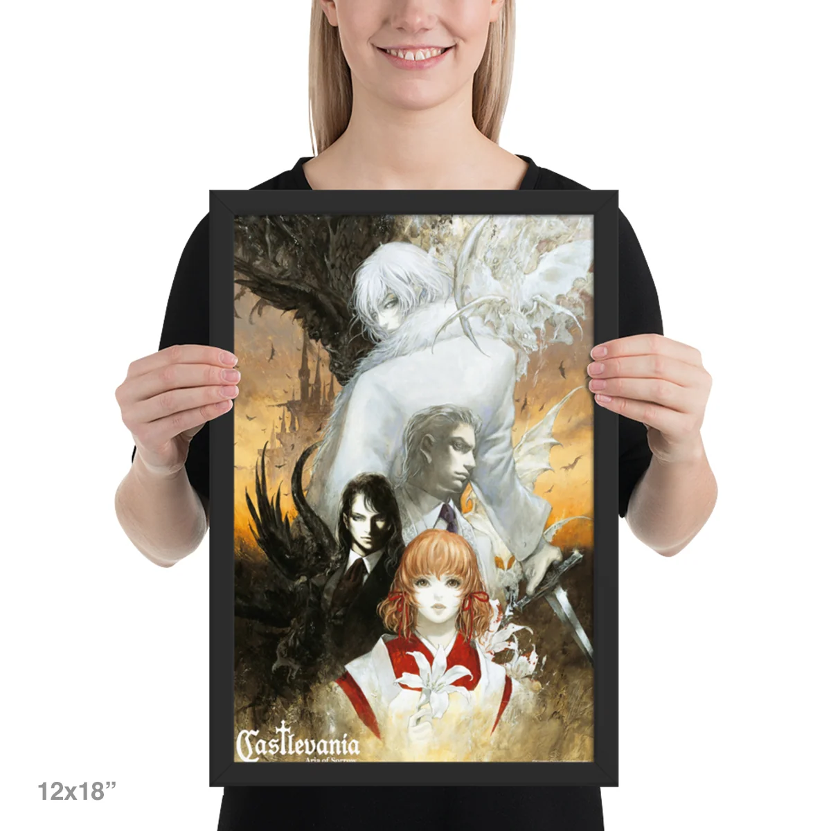 Aria of Sorrow Framed Wall Poster 12x18 Inch Print