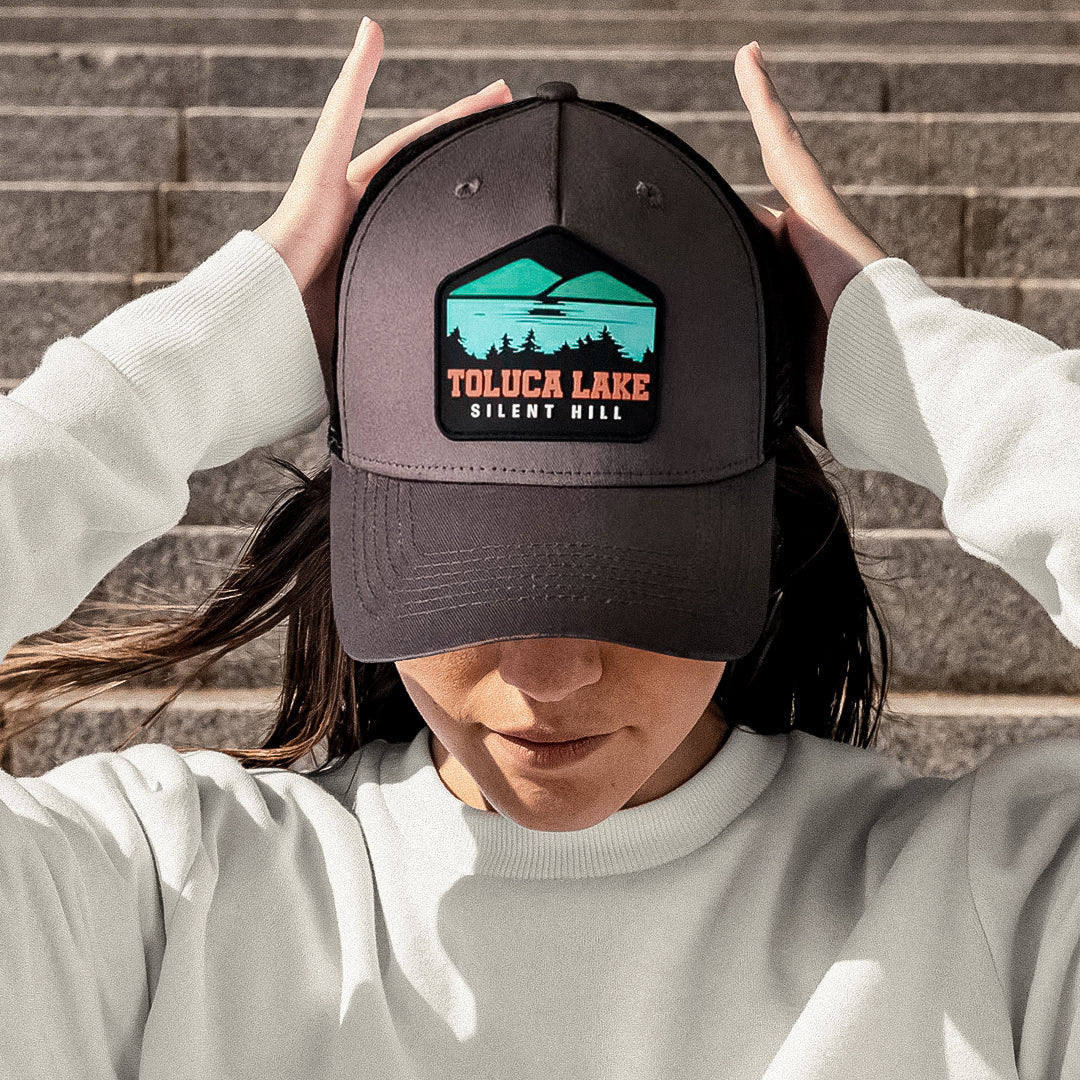 Toluca Lake Trucker Hat Silent Hill PVC Patch Cap