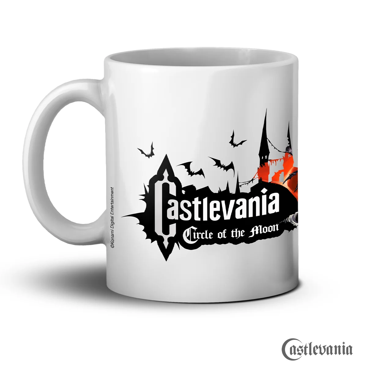 Castlevania Circle of The Moon hvidt keramisk krus