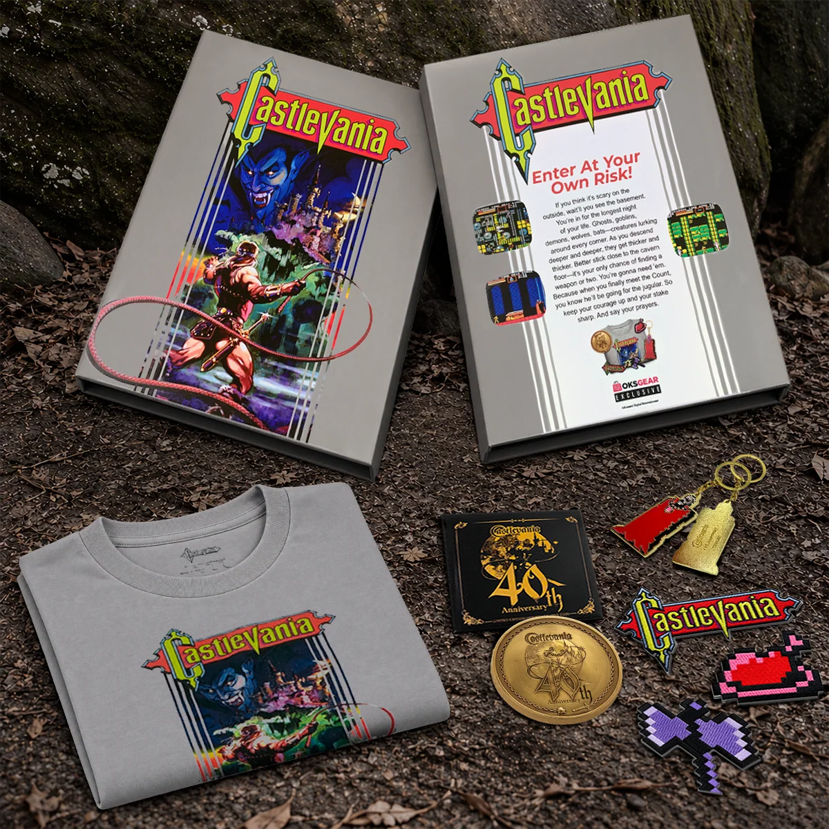 Castlevania Lot rétro 40e anniversaire