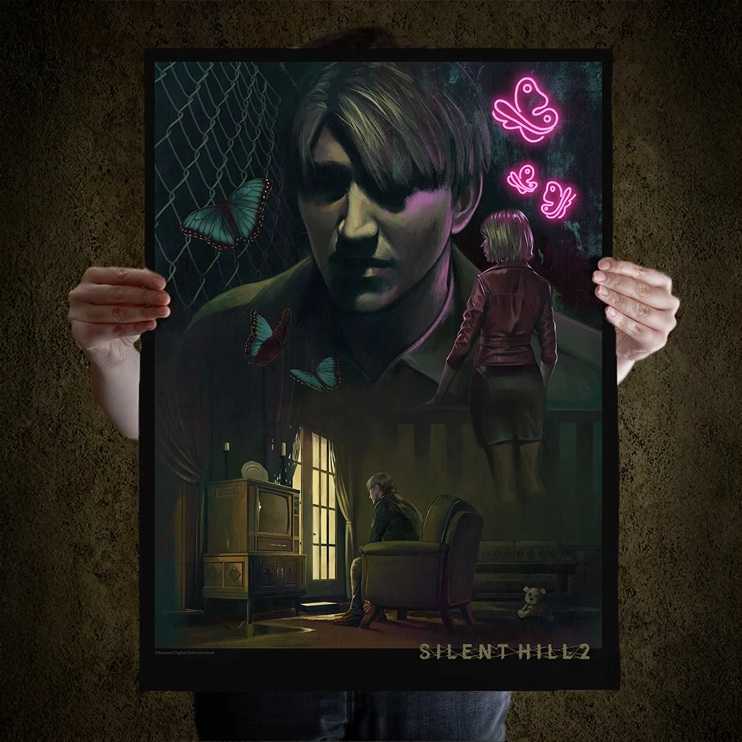 SILENT HILL 2 (REMAKE) Pôster de Arte Edição Limitada