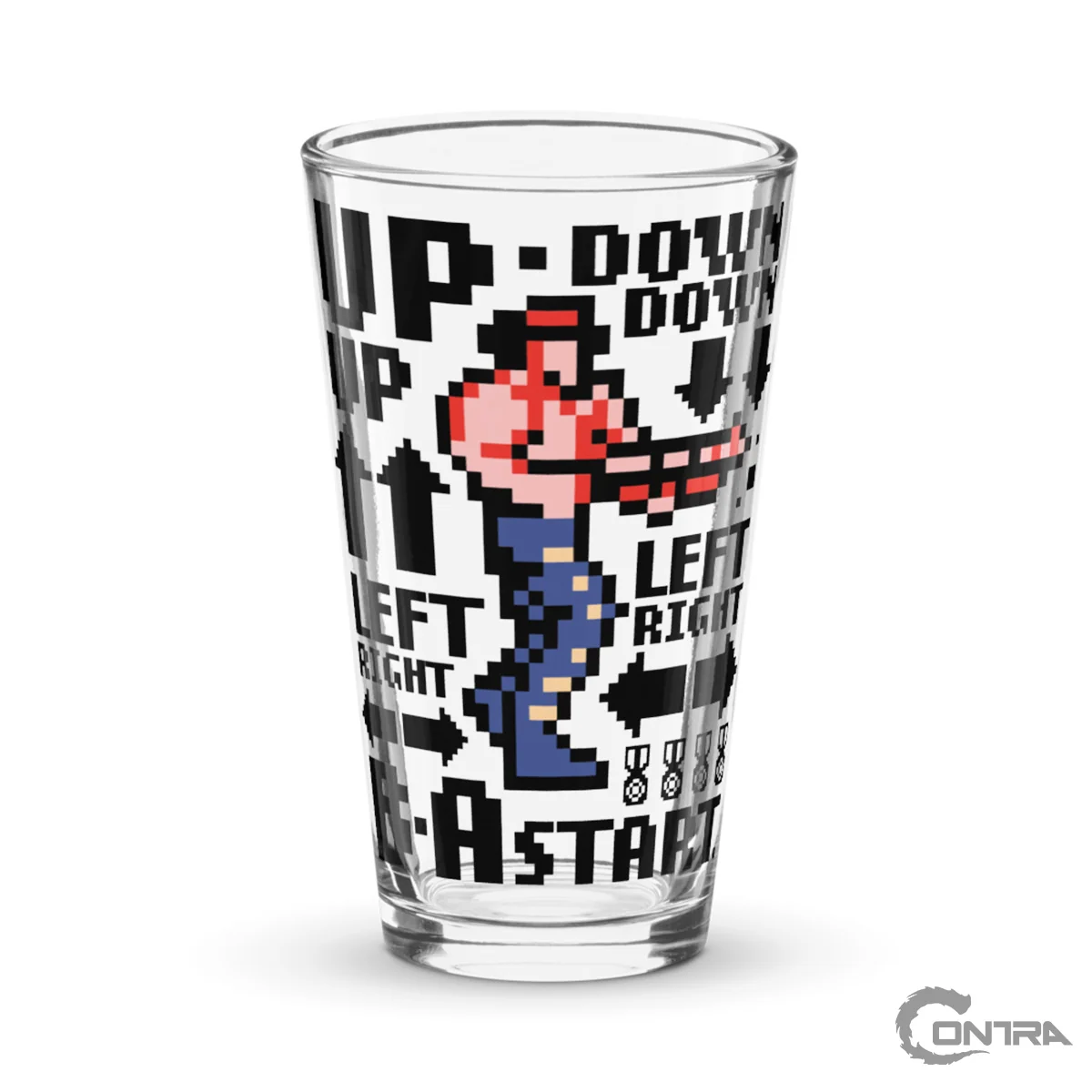 Contra 16 oz Shaker Pint Glass for Drinks and Cocktails