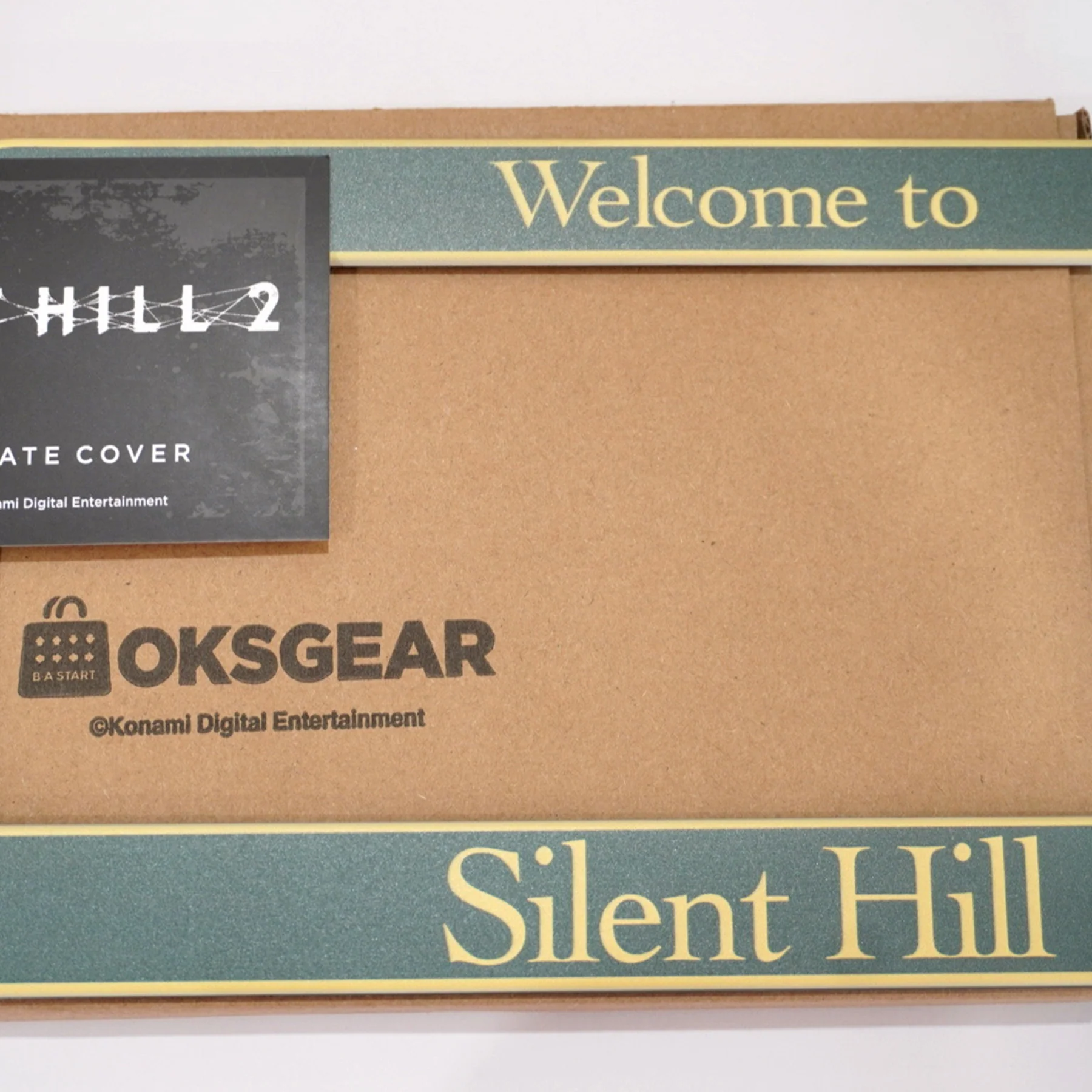 SILENT Hill grüner Kennzeichenrahmen - UV-bedrucktes Auto-Zubehör aus Aluminium
