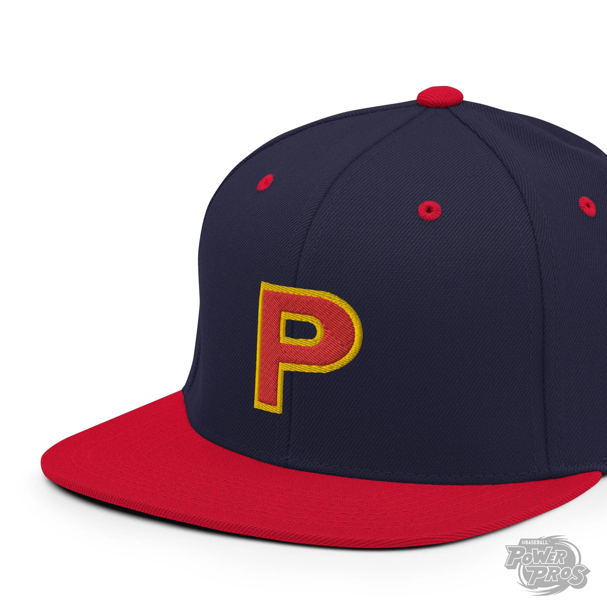 Baseball Pro Two-Tone Snapback Hat with Flat Bill