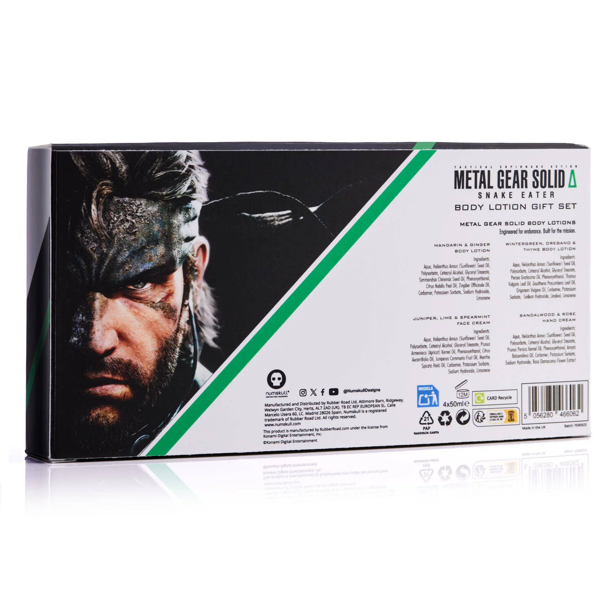 Metal Gear Solid presentpaket (body lotion)