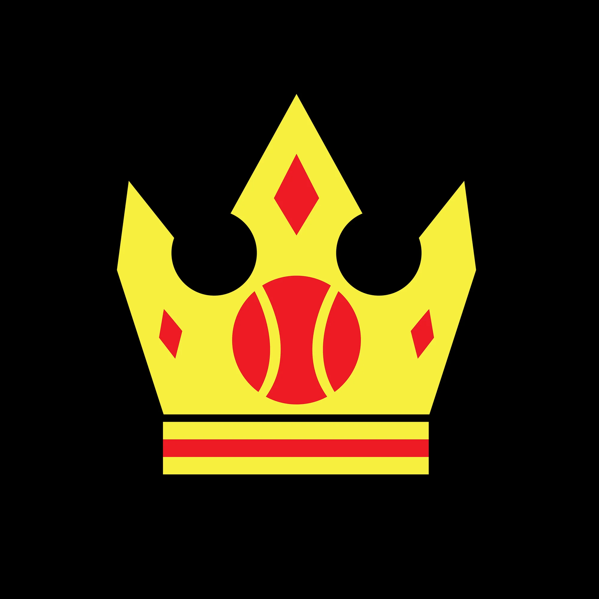 Polo Baseball King Crown con corona ricamata