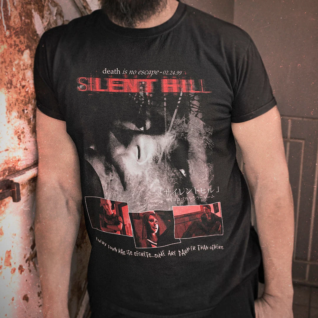 Camiseta Silent Hill 1999 Release Day Edition con combinación de colores exclusiva OKS