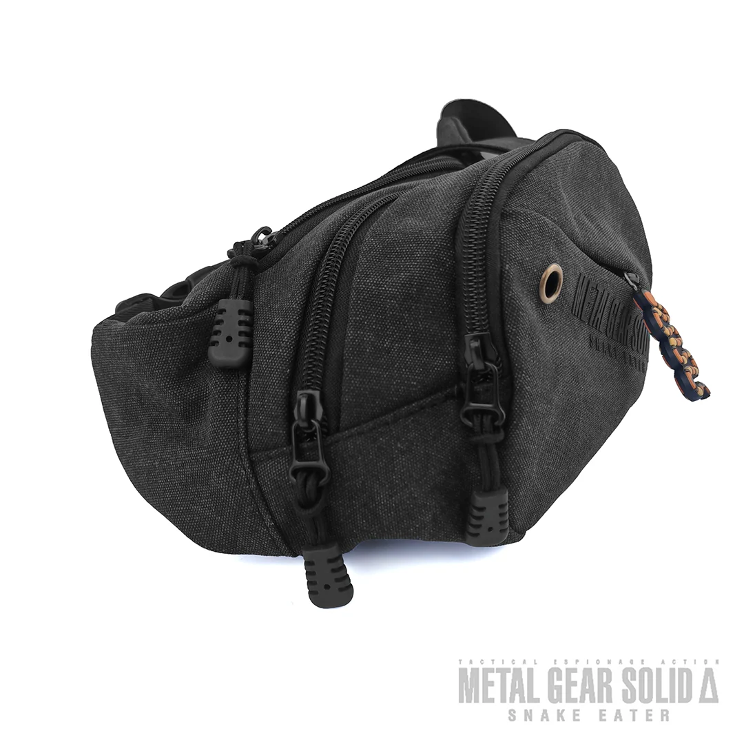 METAL GEAR SOLID Δ 黑色腰包 戰術日常攜帶