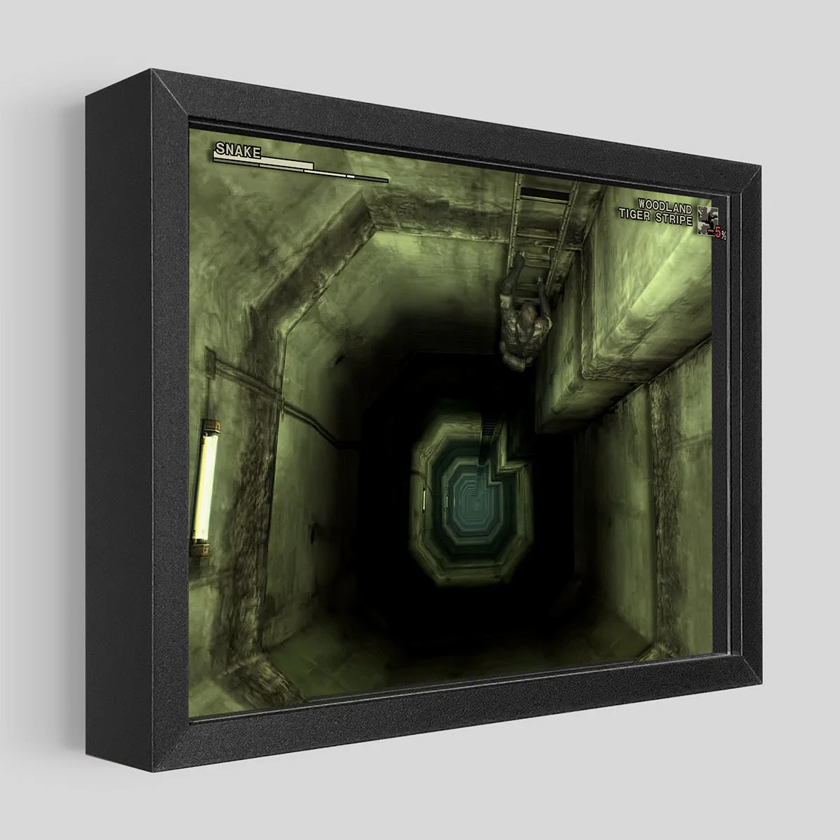 MGS3 Ladder Climb Shadowbox Art