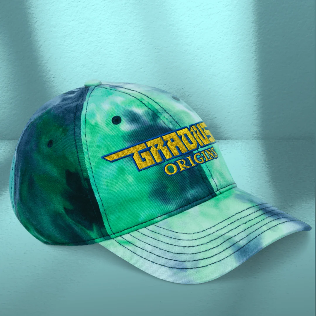 Gradius Origins Tie-Dyed Dad Hat in Soft Cotton